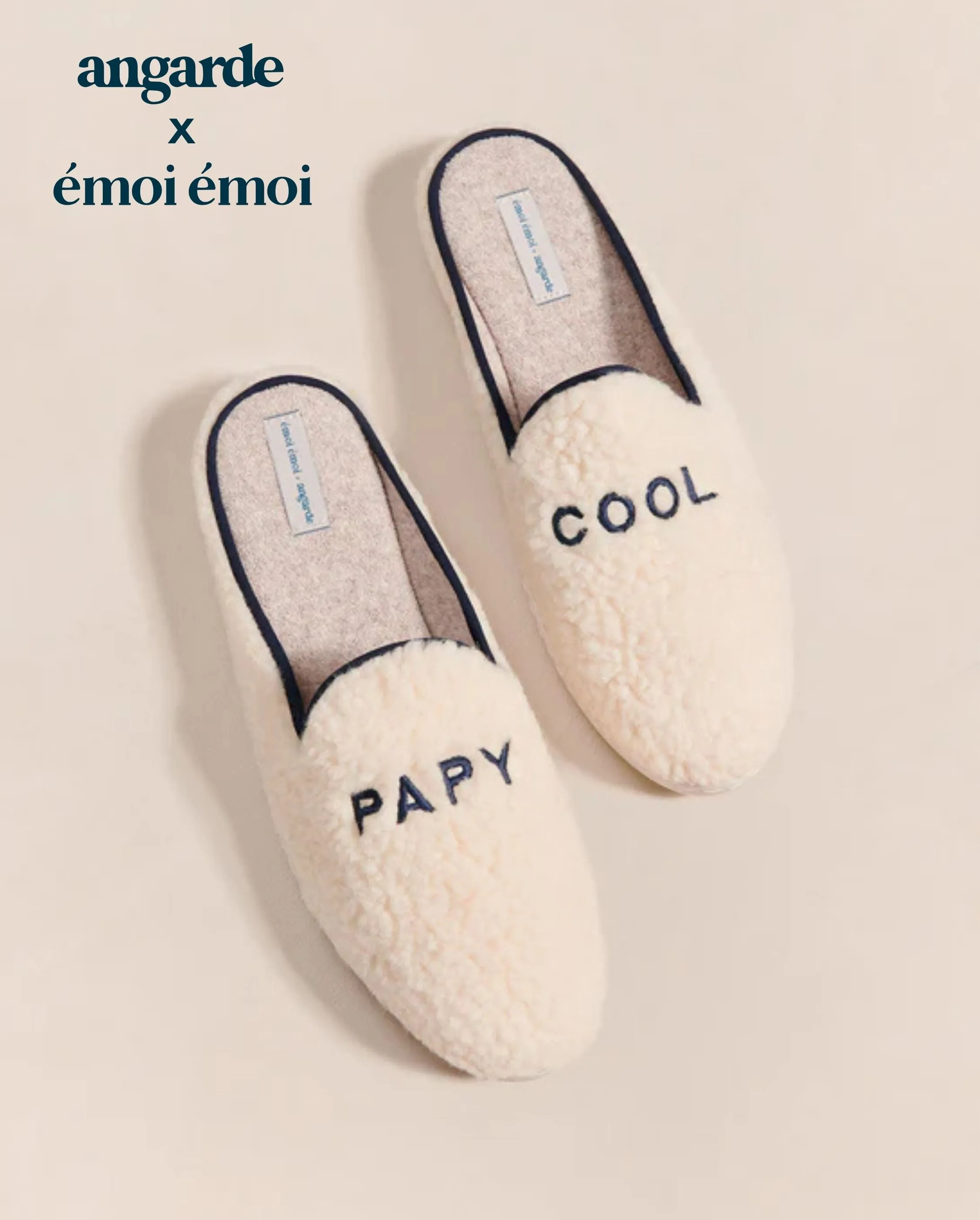 Mule homme Papy Cool, collab' x émoi émoi