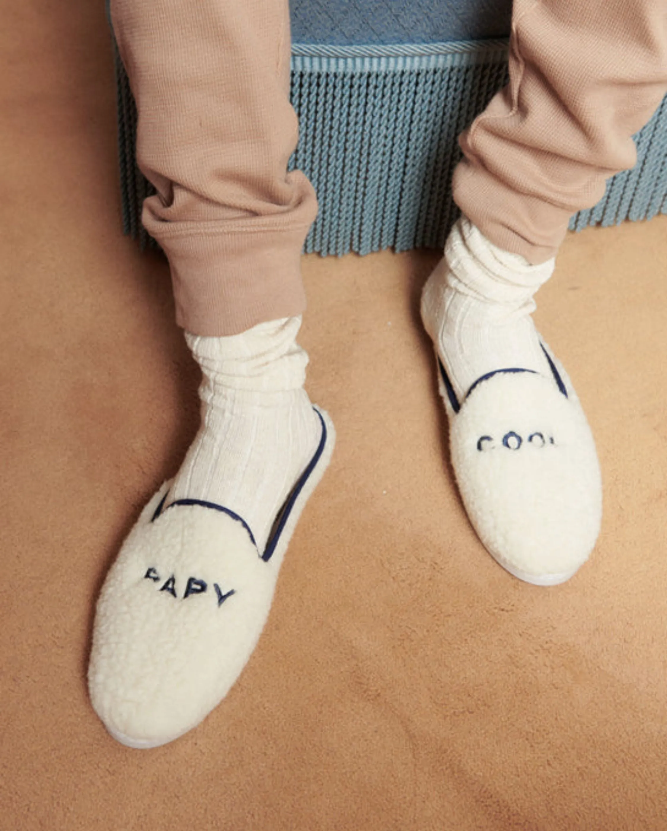 Mule homme Papy Cool, collab' x émoi émoi