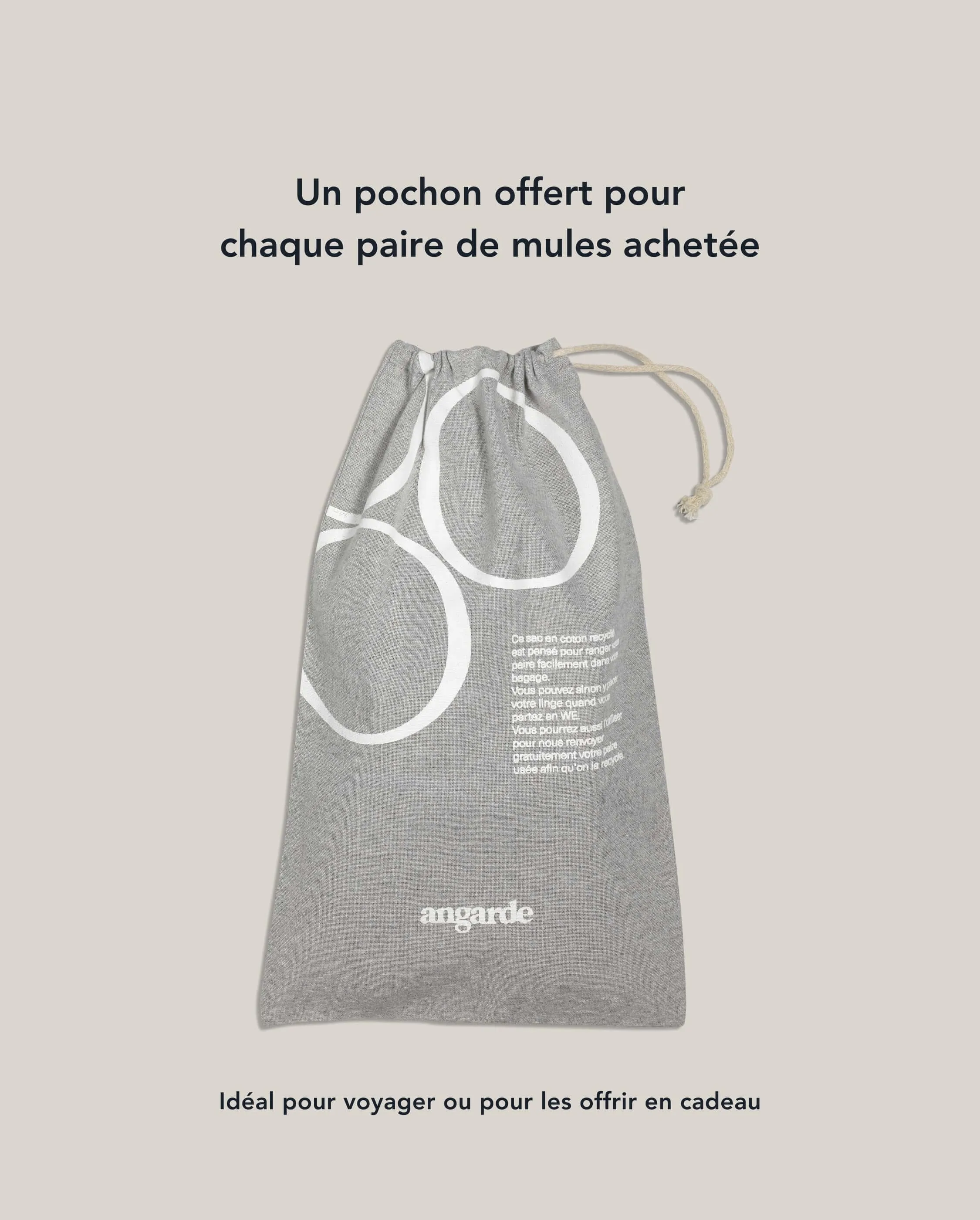 Mule homme Papy Cool, collab' x émoi émoi