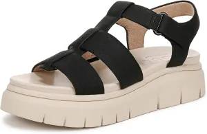Naturalizer SOUL Womens Pippa Fisherman Sandal Black 8 M