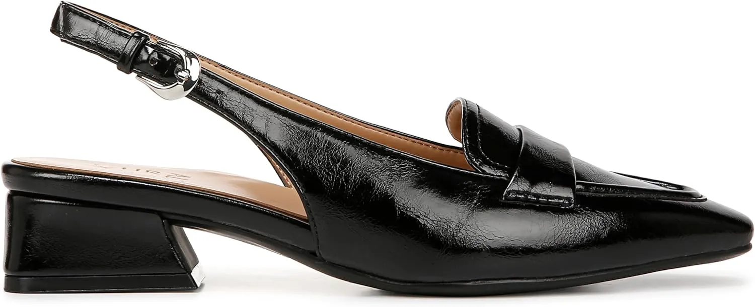 Naturalizer Womens Garner Pointed Toe Low Heel Slingback Dress Shoe