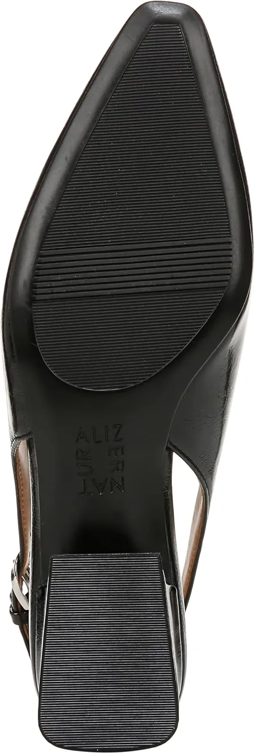 Naturalizer Womens Garner Pointed Toe Low Heel Slingback Dress Shoe
