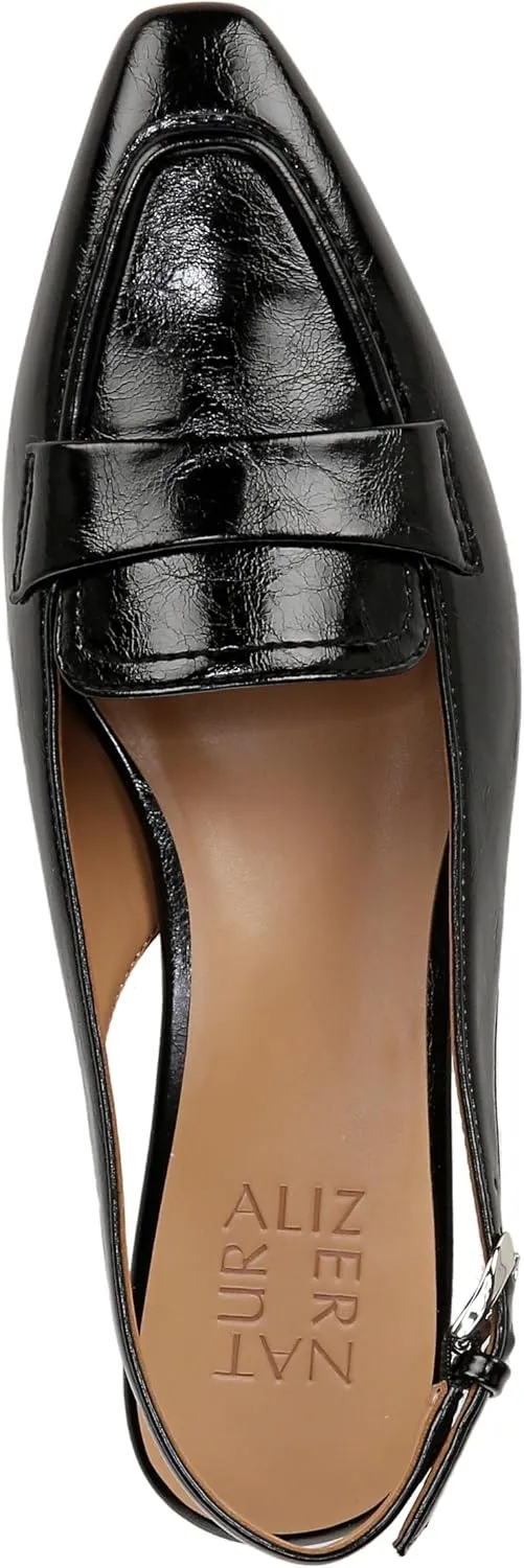 Naturalizer Womens Garner Pointed Toe Low Heel Slingback Dress Shoe