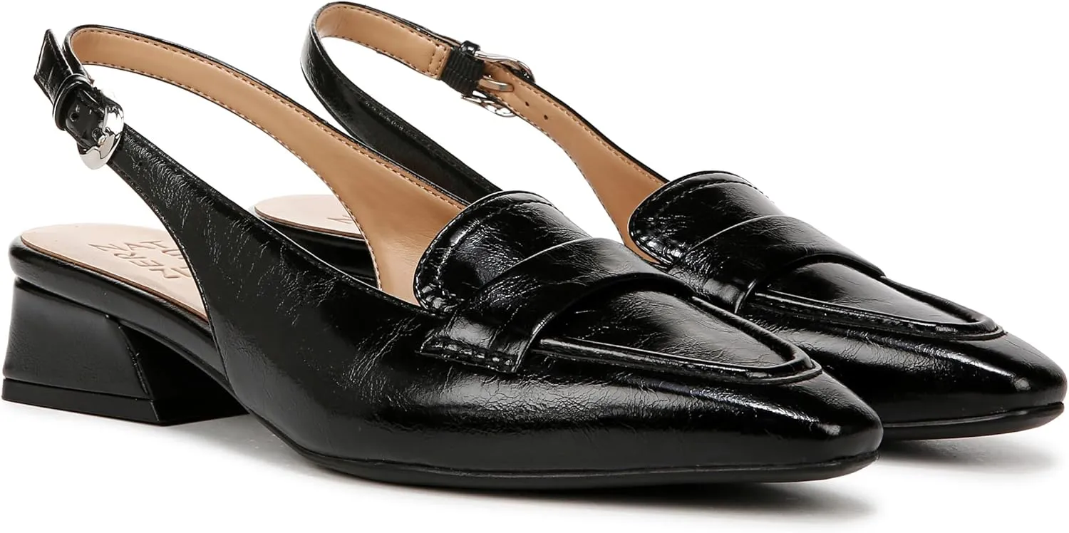 Naturalizer Womens Garner Pointed Toe Low Heel Slingback Dress Shoe