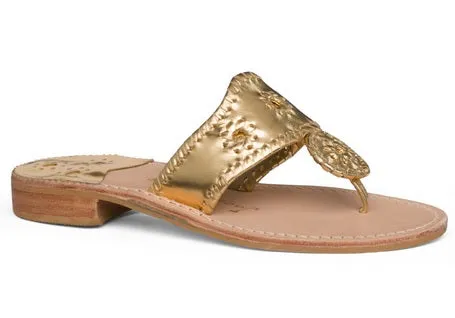 Navajo- Gold Thong Jack Rogers Womens Sandals