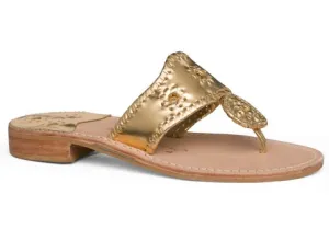 Navajo- Gold Thong Jack Rogers Womens Sandals