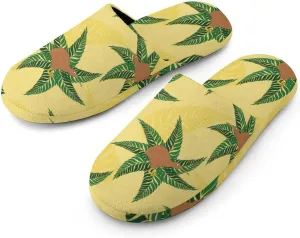 New Zealand Kiwi Bird Warm Mens Slippers Winter Slip On Breathable Lightweight House Shoes Washable Indoor