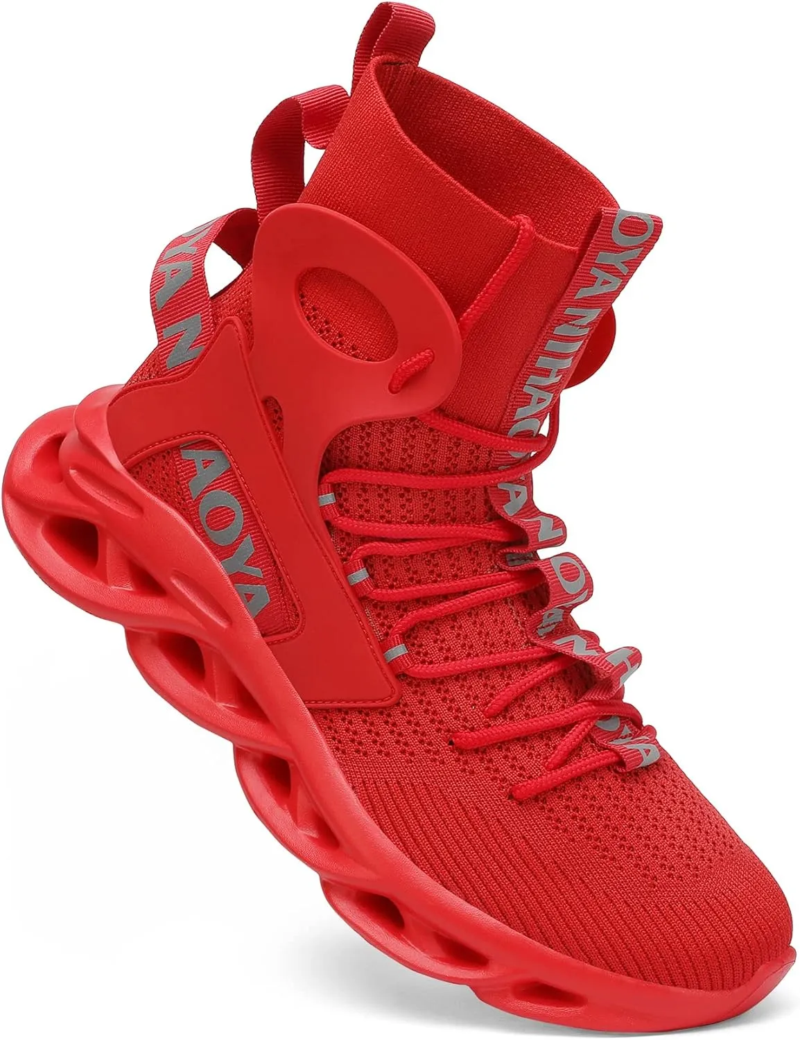 Nihaoya Mens Tennis Shoes Breathable Athletic Sneakers Lightweight Sport Shoes for Workout Walking