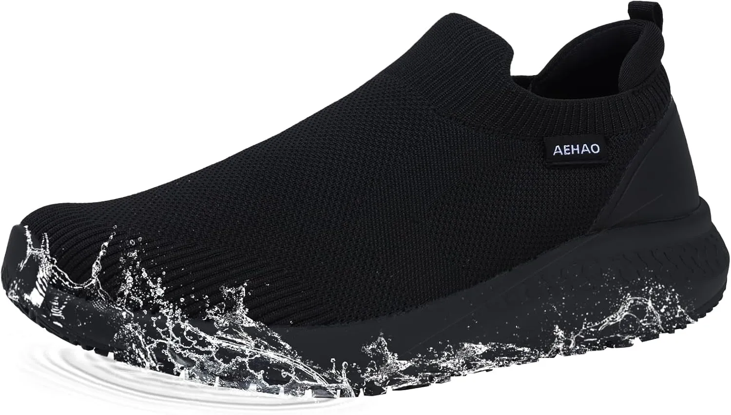 Non Slip Work Shoes for Men Food Service Slip On Chef Kitchen Shoes Waterproof Work Shoes Restaurant Slip Resistant Hospital Walking Sneakers Air Cushion Breathable Lightweight