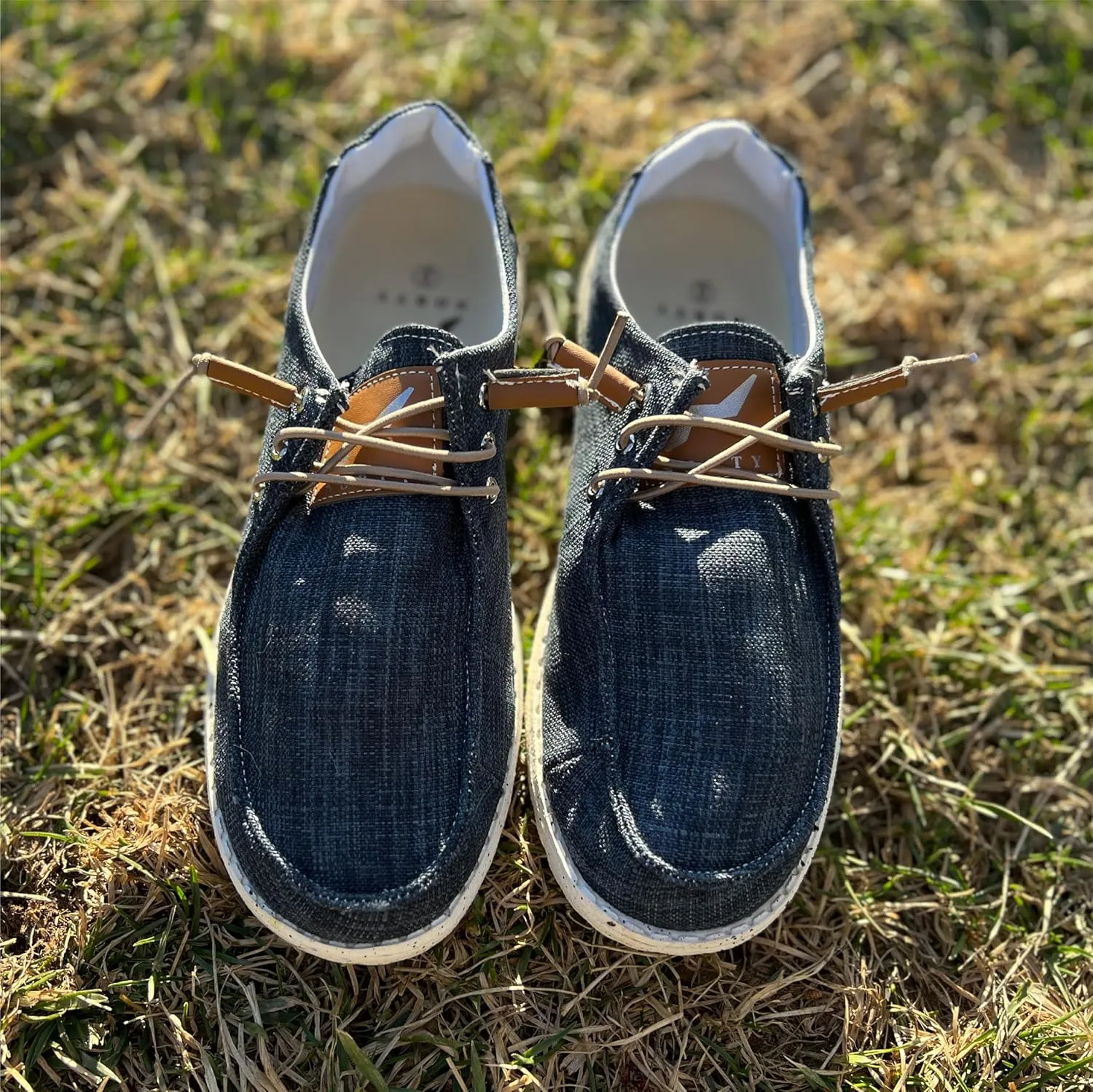 NORTY Women's Loafers & Slip-Ons - Casual Boat Shoes - Lace-Up Slip On Shoes Women