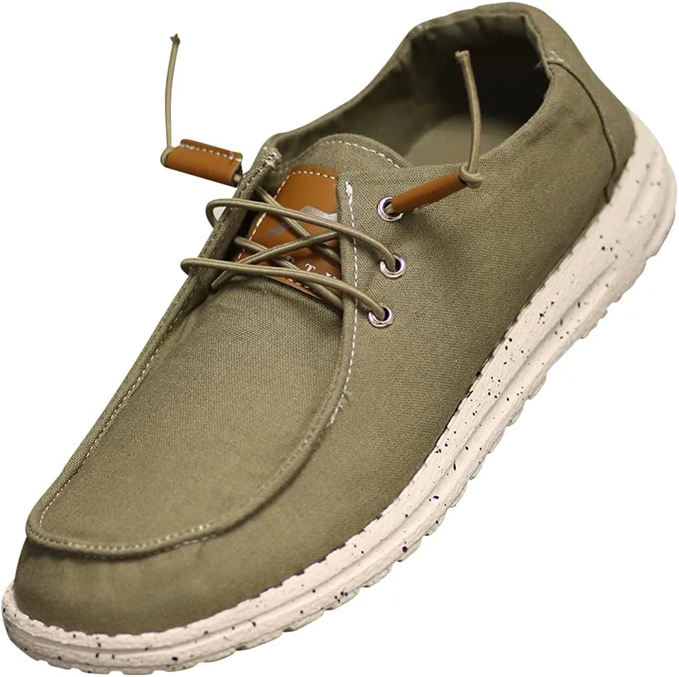 NORTY Women's Loafers & Slip-Ons - Casual Boat Shoes - Lace-Up Slip On Shoes Women