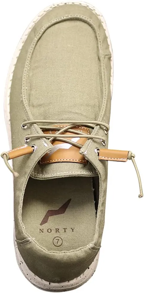 NORTY Women's Loafers & Slip-Ons - Casual Boat Shoes - Lace-Up Slip On Shoes Women