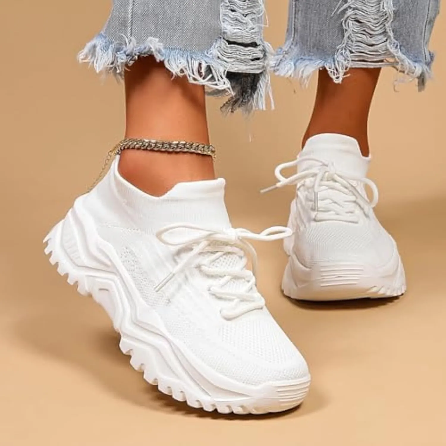 Nurse Babe Shoes,Classic Slip-On Breathable Mesh Sneakers,Non-Slip Lightweight Walking Shoes for Women,Classic Lace up Slip-on Breathable Sneakers for Women on Feet All Day