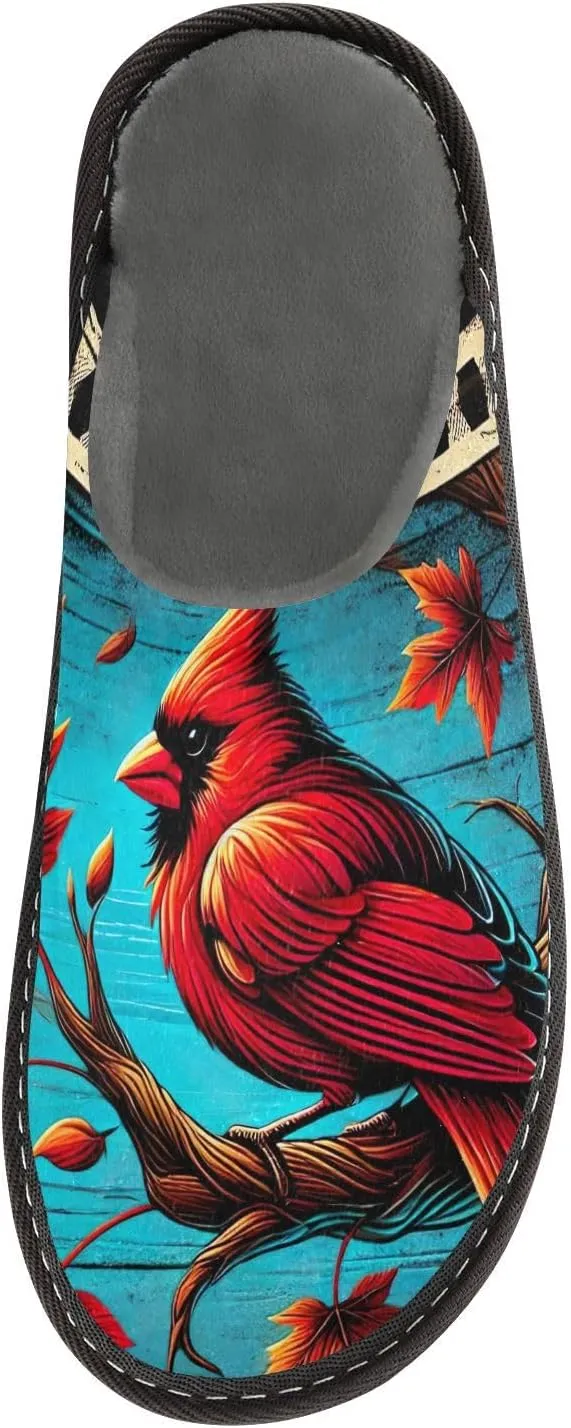 ODAWA Sloth Tree Party Ladies Slippers House Memory Foam Warm Slip on House Shoes