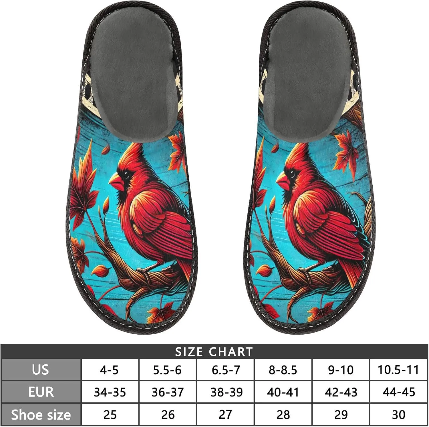 ODAWA Sloth Tree Party Ladies Slippers House Memory Foam Warm Slip on House Shoes