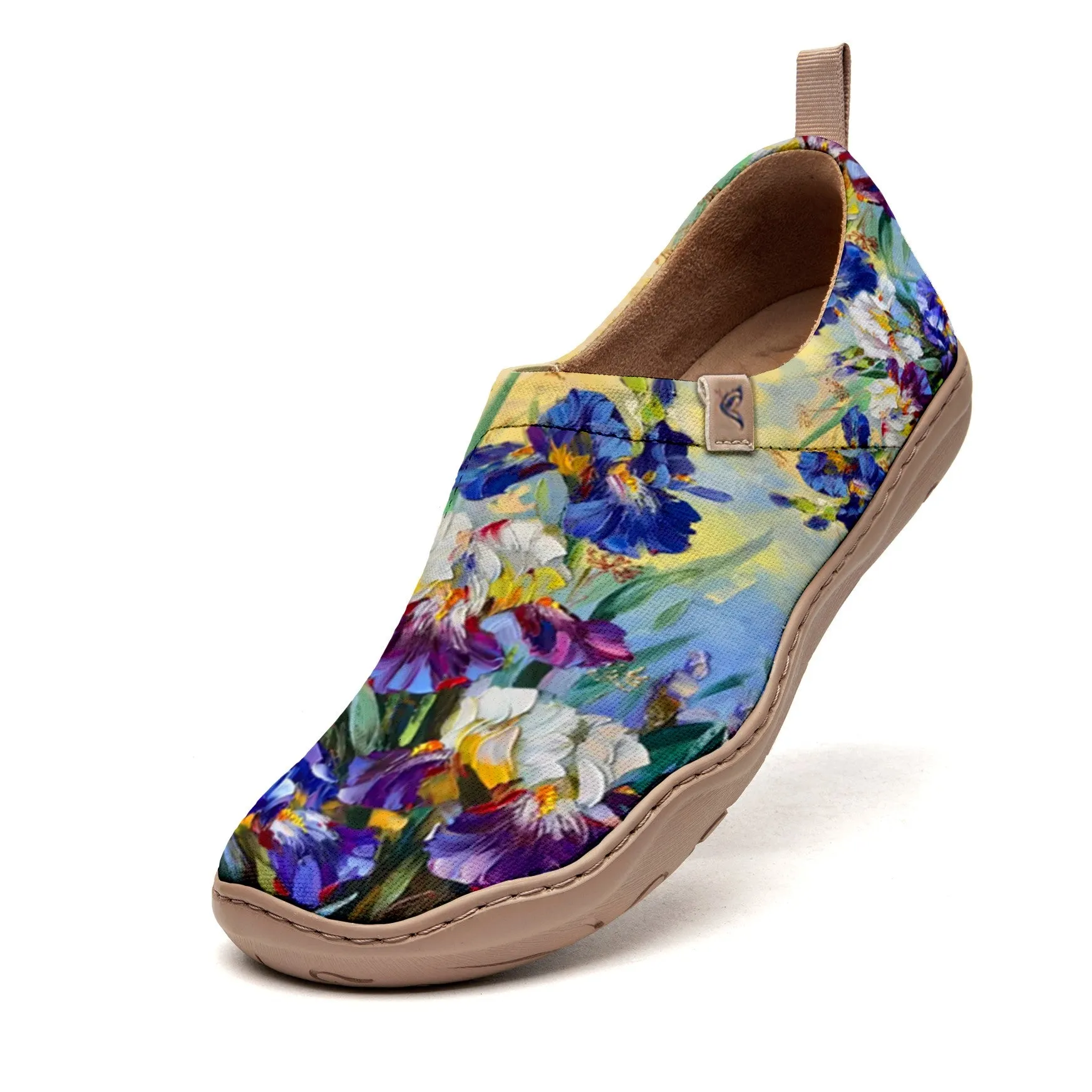 Oil Painting Iris  Slip-On