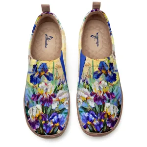 Oil Painting Iris  Slip-On