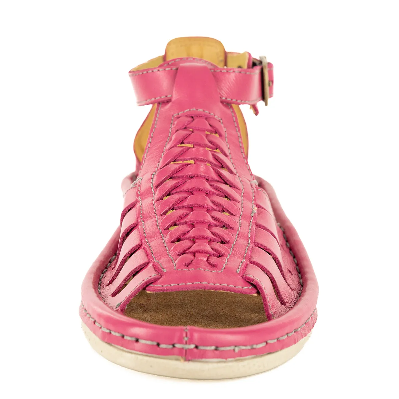 OLOM001 : Leather Sandal in Aurora Soft Saddle