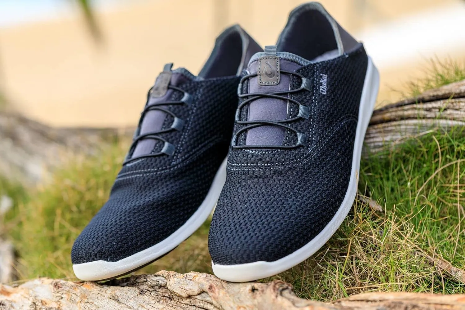 OLUKAI Alapa Li Men's Athletic Sneakers, Breathable Mesh & Moisture-Wicking Design, No Tie Laces, Lightweight & Supportive