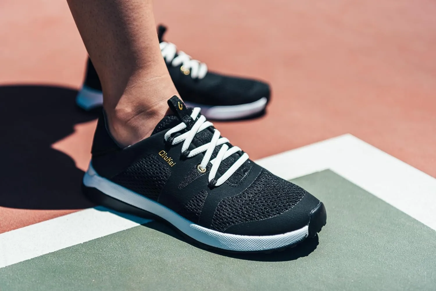 OLUKAI Huia Women's Athletic Sneakers, Lightweight & Breathable Mesh, Comfort Fit & Wet Grip Rubber Soles, Durable & Supportive
