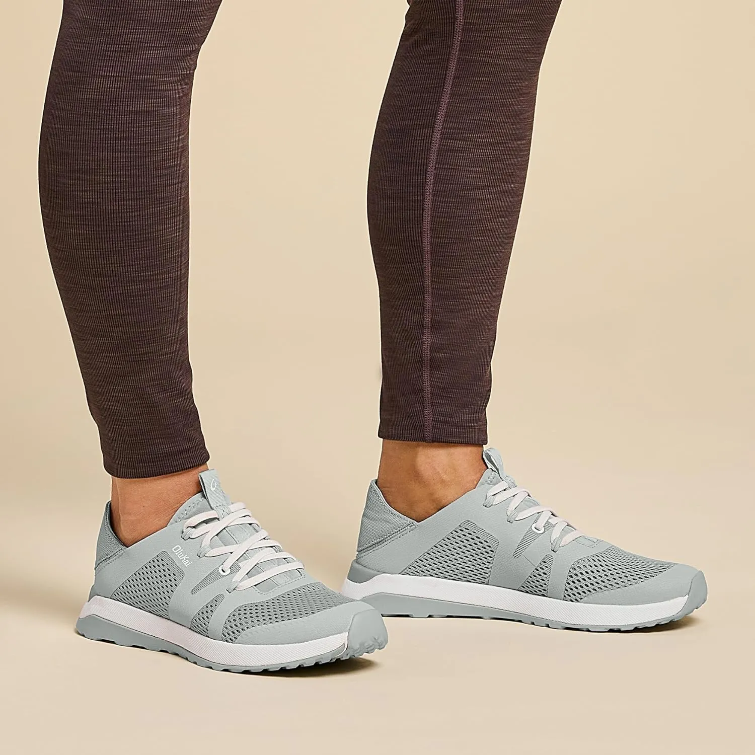 OLUKAI Huia Women's Athletic Sneakers, Lightweight & Breathable Mesh, Comfort Fit & Wet Grip Rubber Soles, Durable & Supportive
