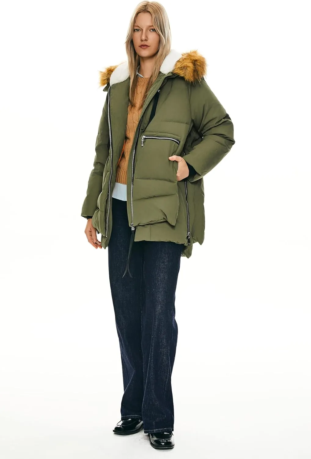 Orolay Women's Thickened Down Jacket