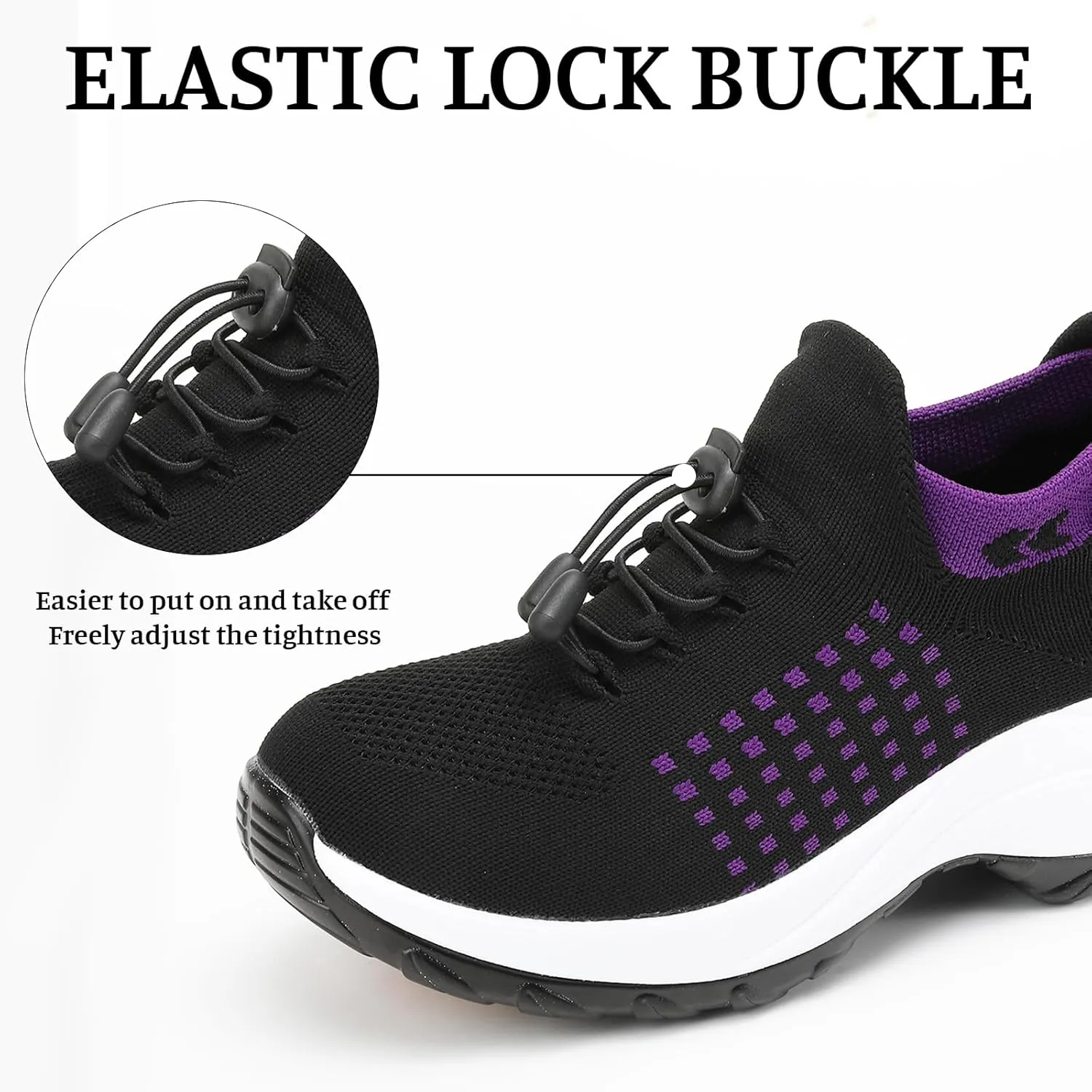 Orthopedic Shoes for Women Plantar Fasciitis,Breathable Walking Sneakers for Women,Slip on Trainers with Arch Support,Womens Air Cushion Sneakers Ortho Stretch Cushion Shoes