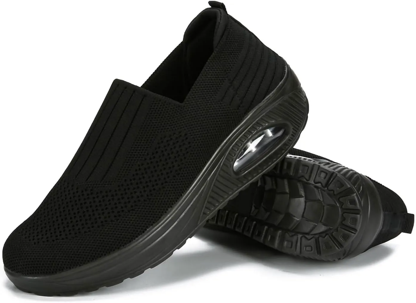 Orthopedic Sneakers for Women New Air Cushion Slip on Walking Shoes Arch Support Lightweight Wedge Walking Sneakers