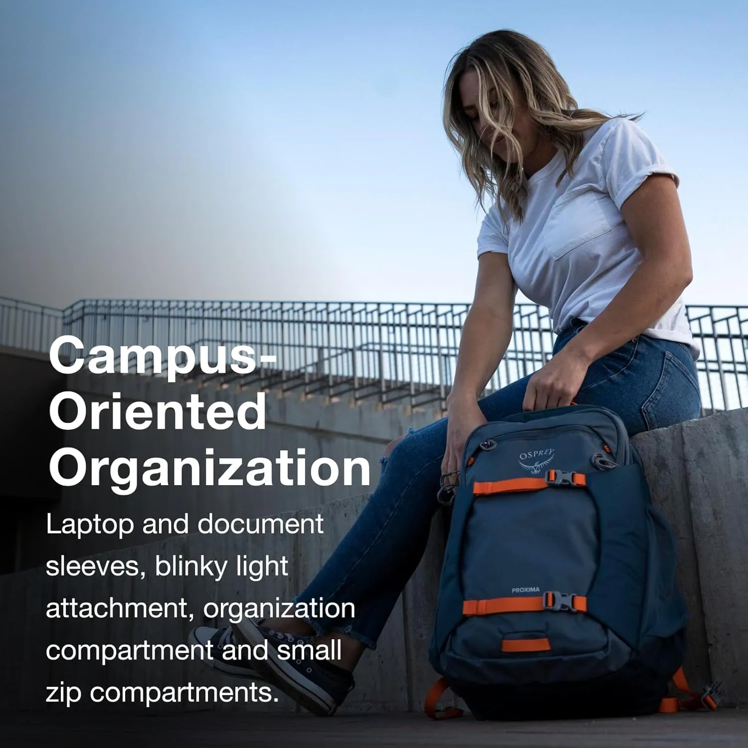 Osprey Proxima Laptop Commuter Backpack, Night Shift Blue