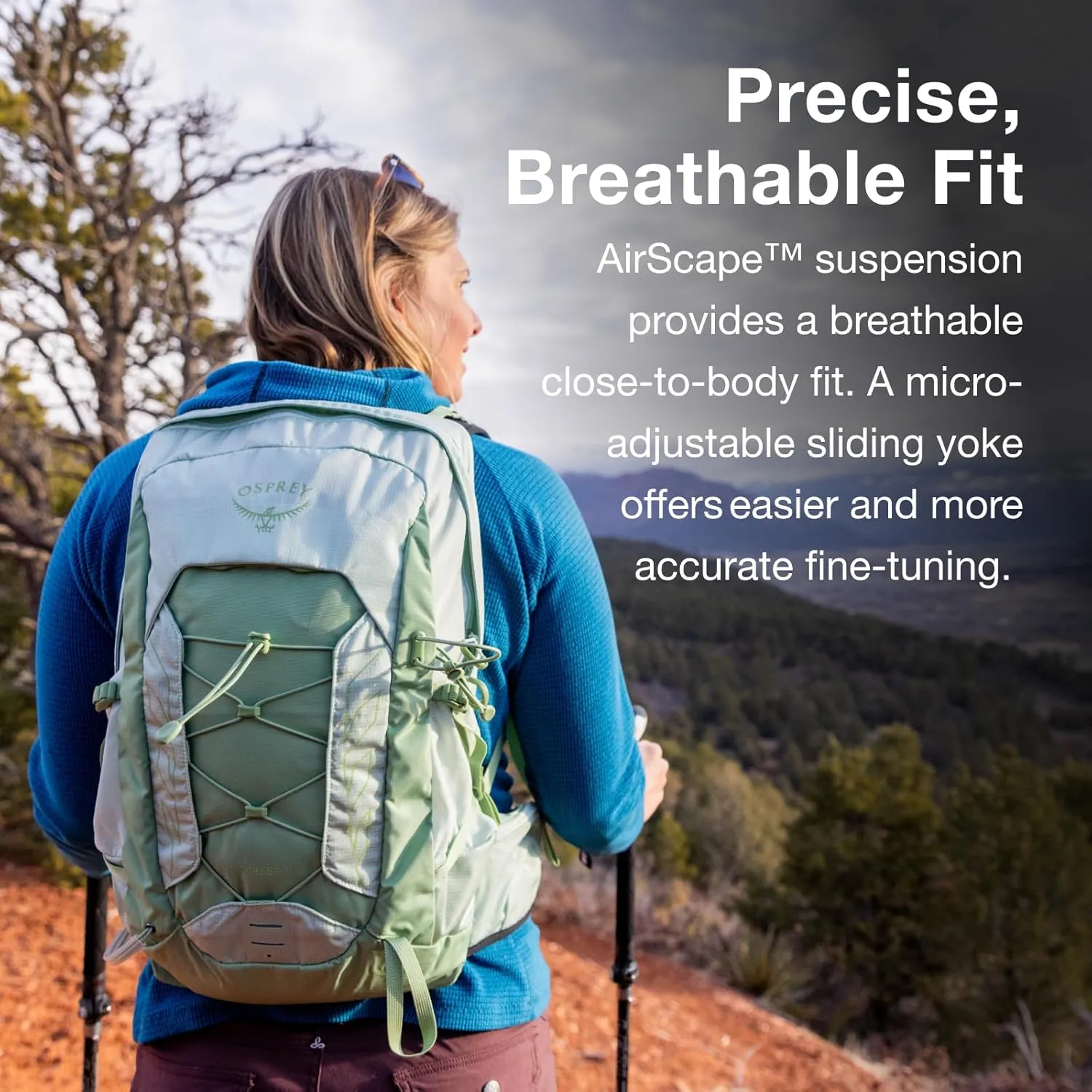 Osprey Tempest 11L Women's Lightweight Hiking Backpack with Hipbelt, Deep Fig/Hotspot Pink