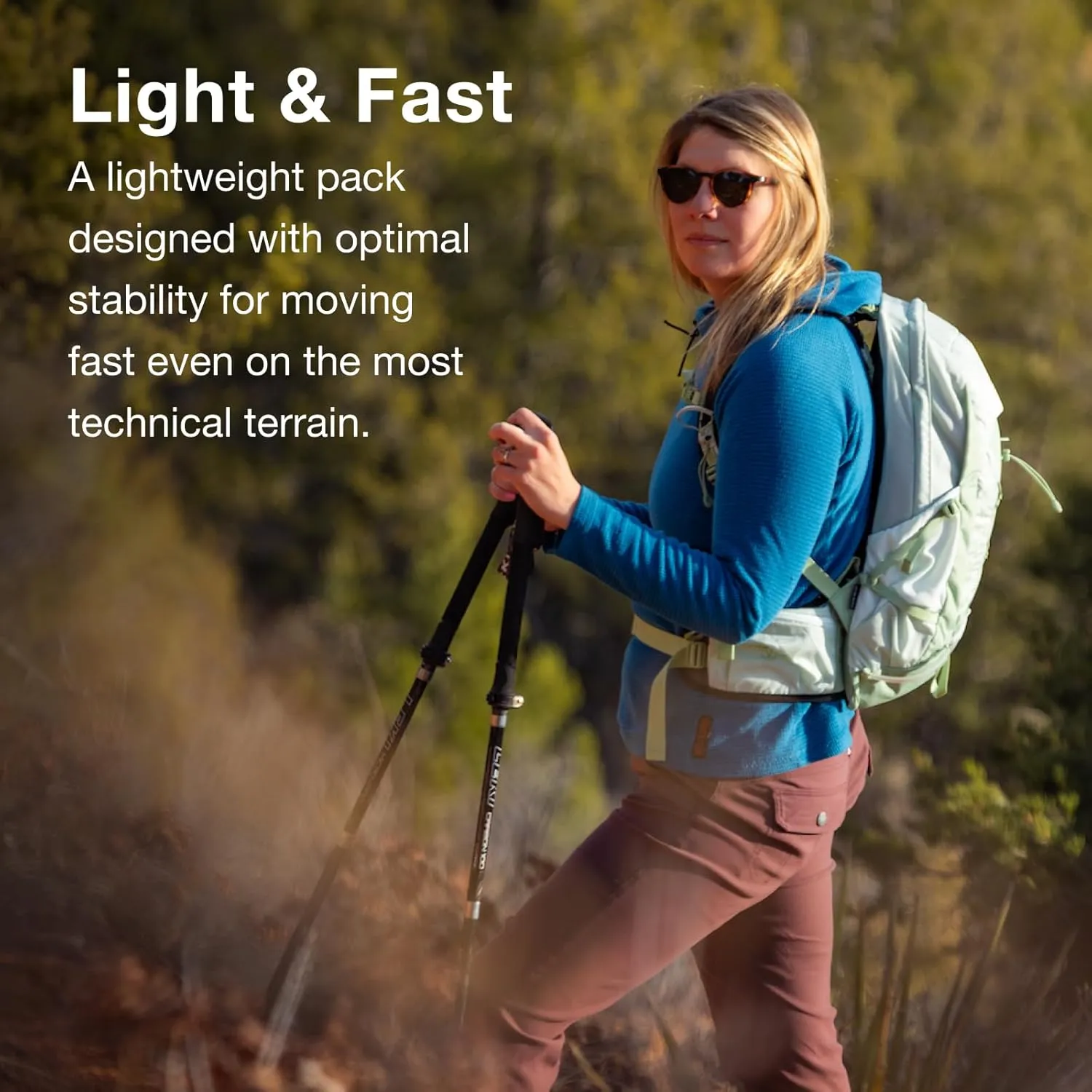 Osprey Tempest 11L Women's Lightweight Hiking Backpack with Hipbelt, Deep Fig/Hotspot Pink