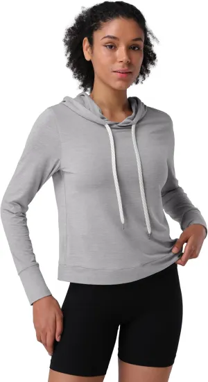 Pioneer Camp Women's Lightweight Hoodies Pullover Thin Soft Gym Hooded Sweatshirt Workout Athletic Running Yoga Casual Tops