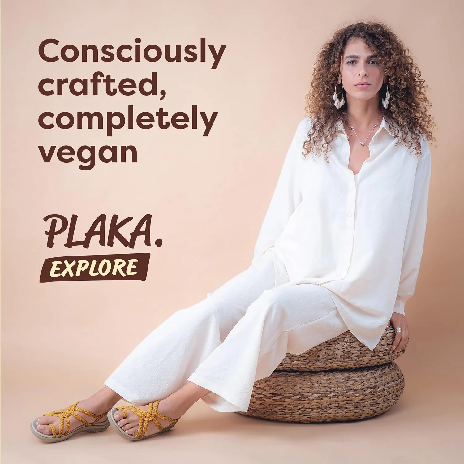 Plaka Explore Walking and Hiking Sandals for Women | Comfortable Summer Sandal with Arch Support | Waterproof Comfy Sandals for Travel, Beach or Poolside