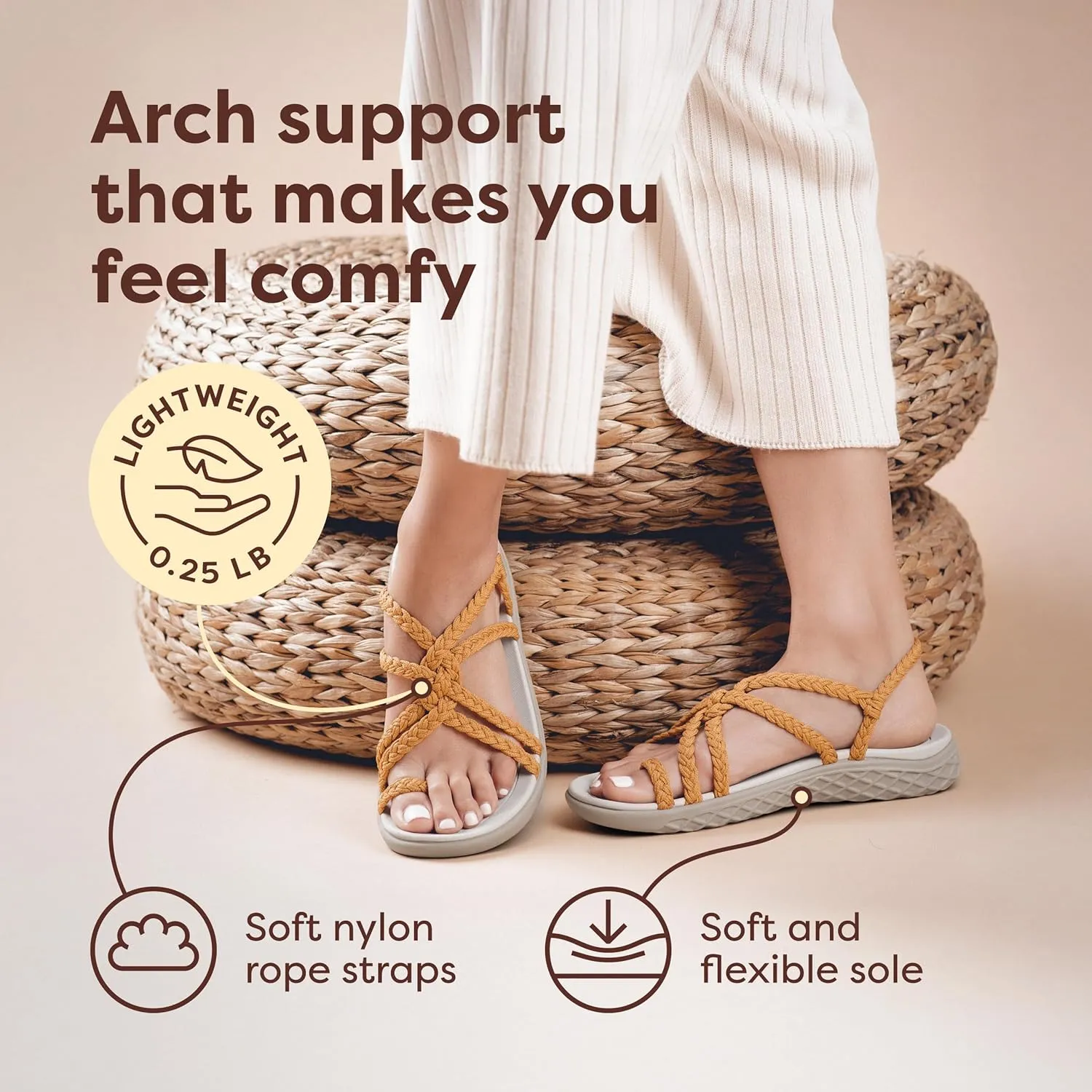 Plaka Explore Walking and Hiking Sandals for Women | Comfortable Summer Sandal with Arch Support | Waterproof Comfy Sandals for Travel, Beach or Poolside