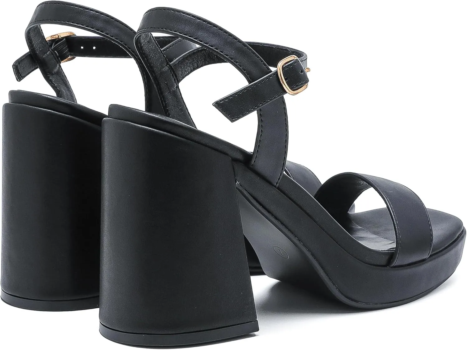 Platform Sandals Women Fashion Block Chunky Heeled Sandals Open Toe High Heels Evening Wedding Party Prom Dance Summer Ankle Strap Dress Shoes