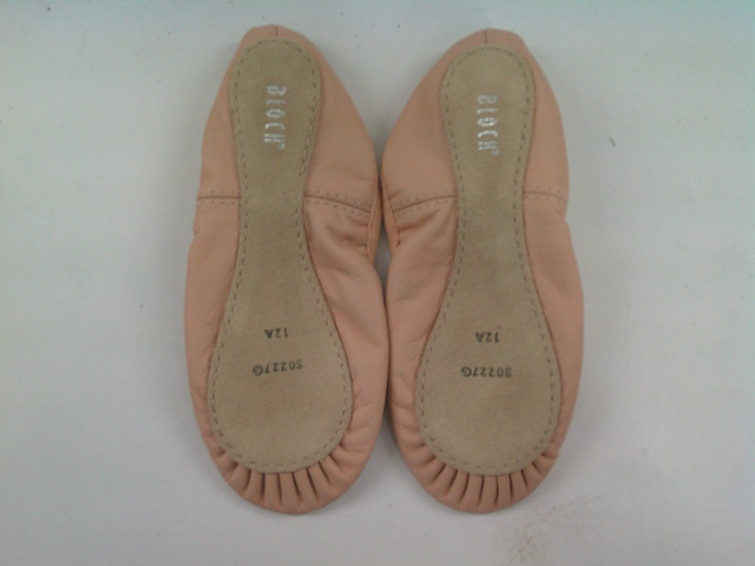 Pre-Owned Ballet Shoes Bloch Little Kid 12A  Leather Single Strap Full Sole