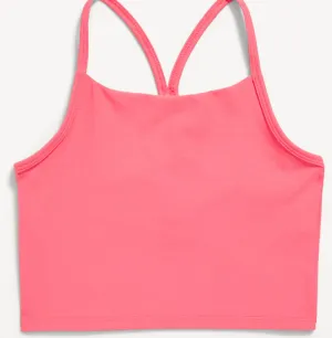 Pre-Owned Sports Bra Old Navy   Medium Child Coral  Jazz Cheer