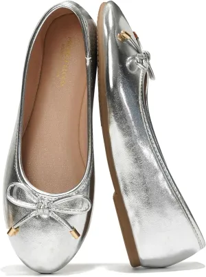 Project Cloud Ballet Flats Shoes for Women, Casual Womens Shoes Dressy w/Memory Foam Insole, for Mom Flats for Women Footwear, Womens Dresses Shoes (Ellison)