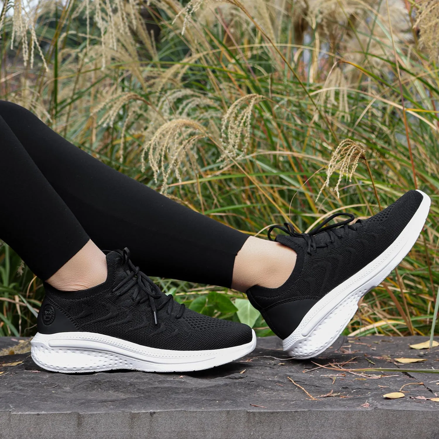 Pujcs Womens Sneakers Slip On Walking Shoes Breathable Running Shoes Lightweight Mesh Gym Shoes Non Slip Workout Shoes