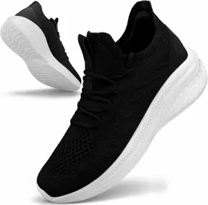 Pujcs Womens Sneakers Slip On Walking Shoes Breathable Running Shoes Lightweight Mesh Gym Shoes Non Slip Workout Shoes