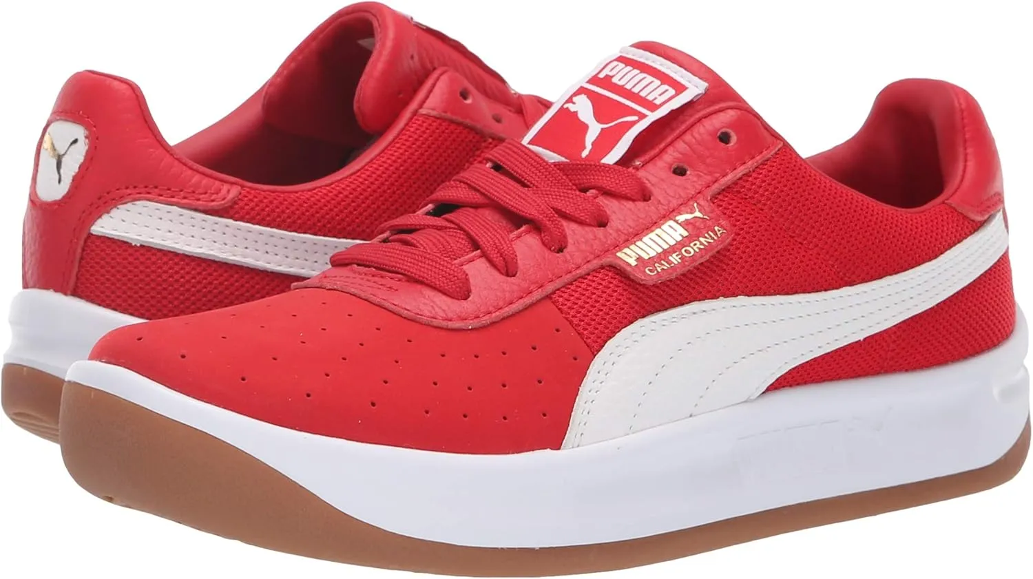 PUMA Men's California Casual Lace Up Sneakers Shoes
