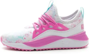 Puma Pacer Future Allure Alternate Closure Sneaker, White-Electric Orchid-Island Paradise, 12.5 US Unisex Little Kid