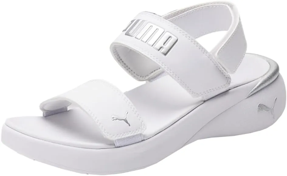 PUMA Womens Lily Sling Back Casual Sandals Casual Low Heel 1-2" - Black