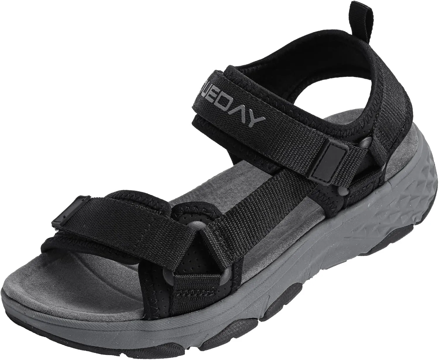 Queday Sport Sandals for Women Men Outdoor Hiking Sandals with Arch Support Comfortable Athletic Beach Sandals for Travel Walking Trekking Camping