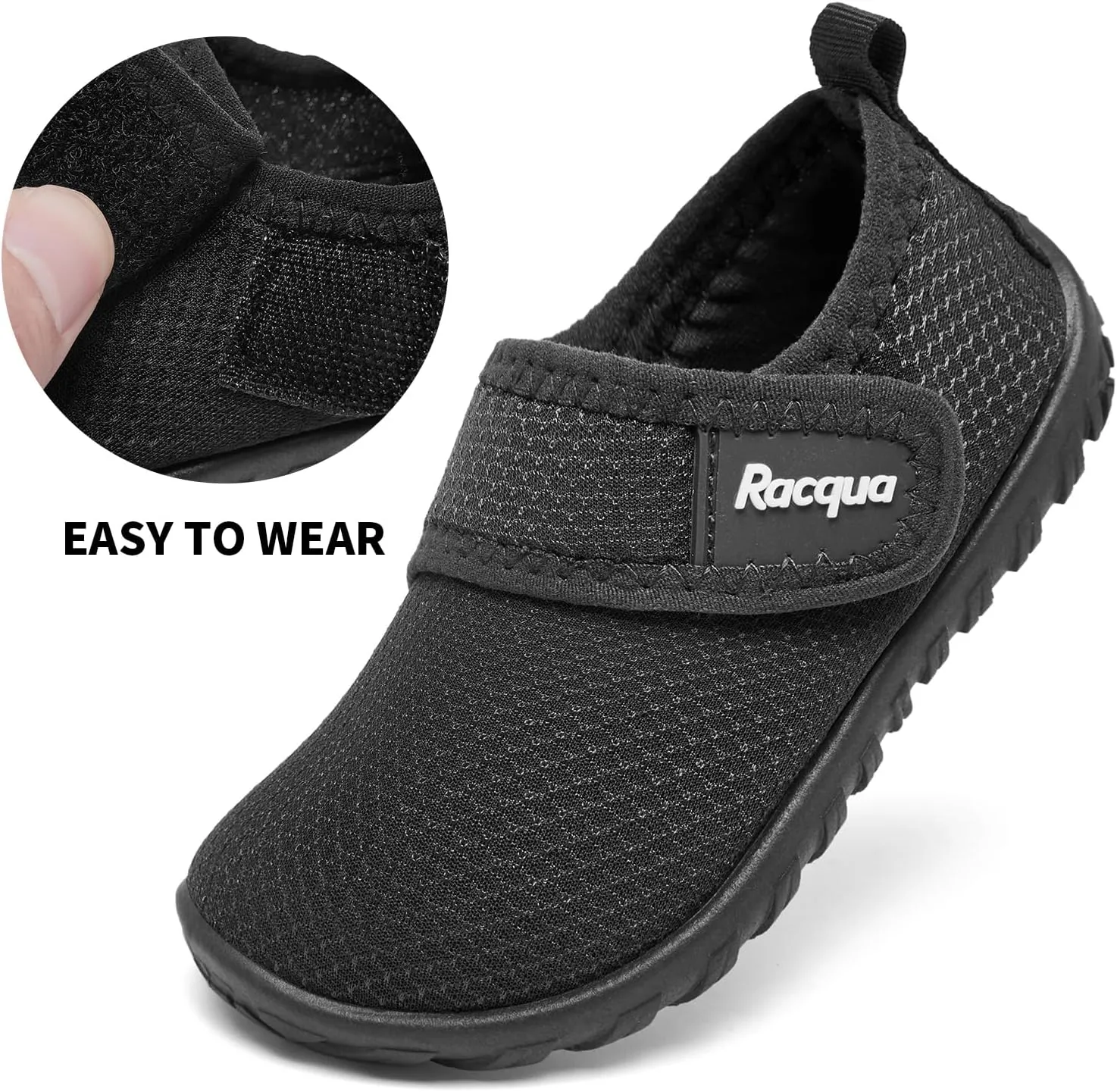 Racqua Toddler Baby Water Shoes Swimming Slip On Shoes for Kids Boys Girls(Baby/Toddler)