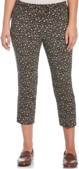 Rafaella Women's Pull-On Soft Stretch Comfort Capri Pants