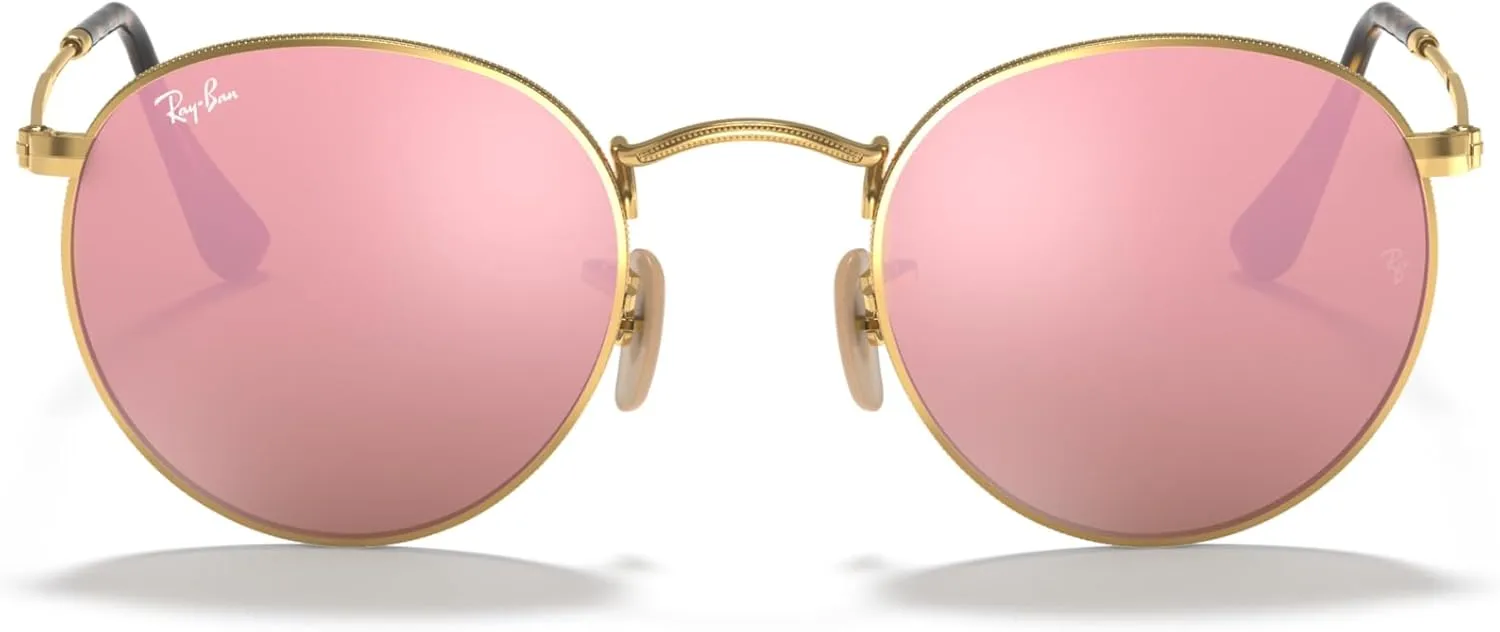Ray-Ban RB3447N Round Flat Lens Sunglasses