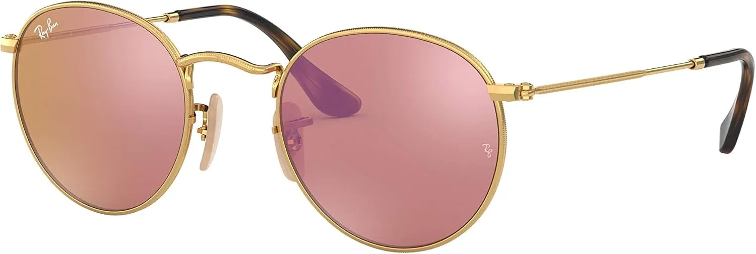 Ray-Ban RB3447N Round Flat Lens Sunglasses