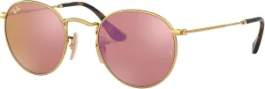 Ray-Ban RB3447N Round Flat Lens Sunglasses
