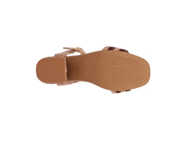 Rayna Ankle Strap Sandals – Suede or Jute, Adjustable Buckle, 2-Inch Heel